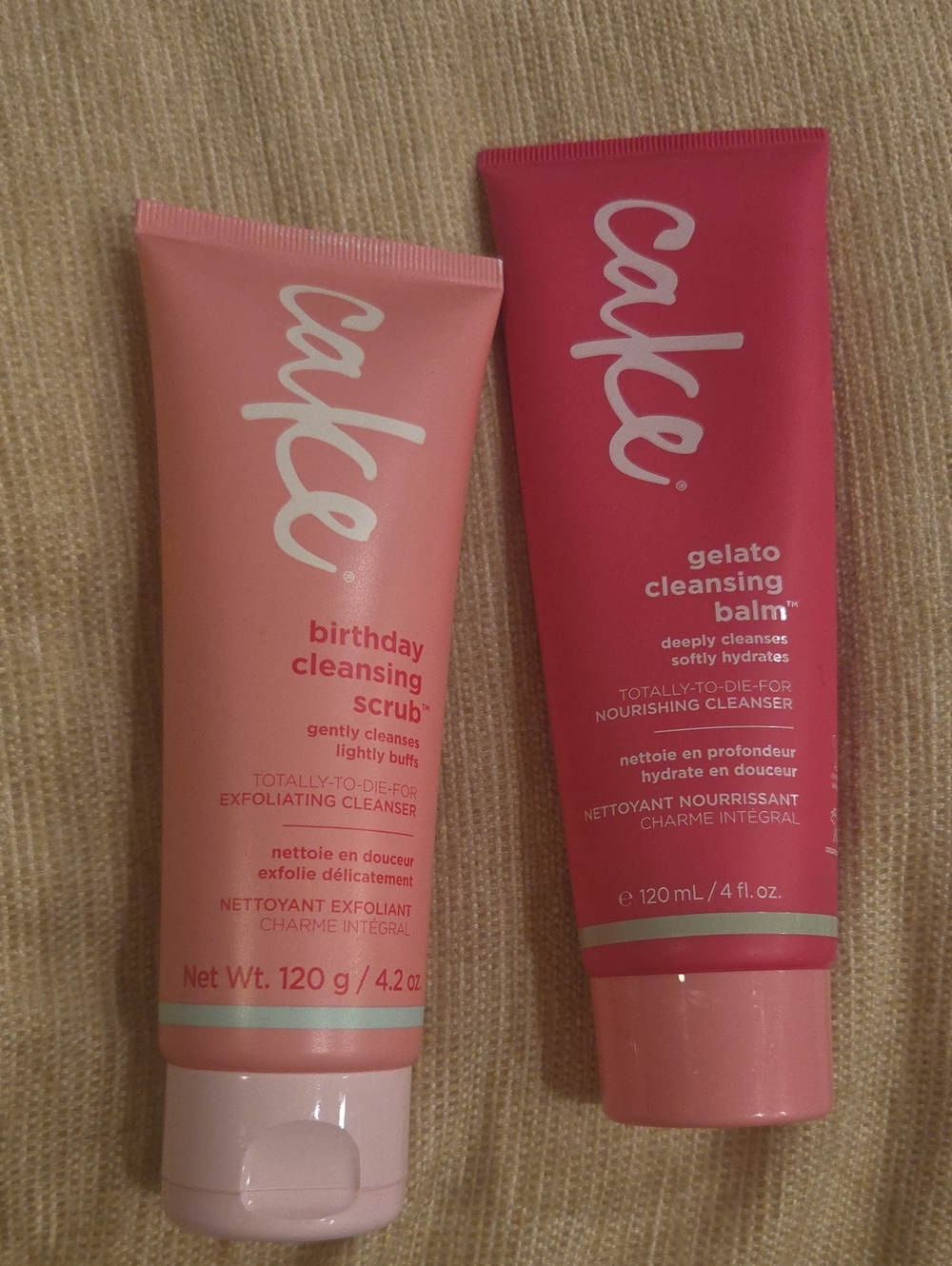 Cake Pink Gelato Cleansing Balm & Birthday Cleansing Scrub Duo